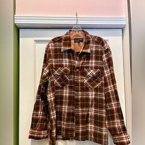 Vintage Viyella Plaid Flannel Shirt
